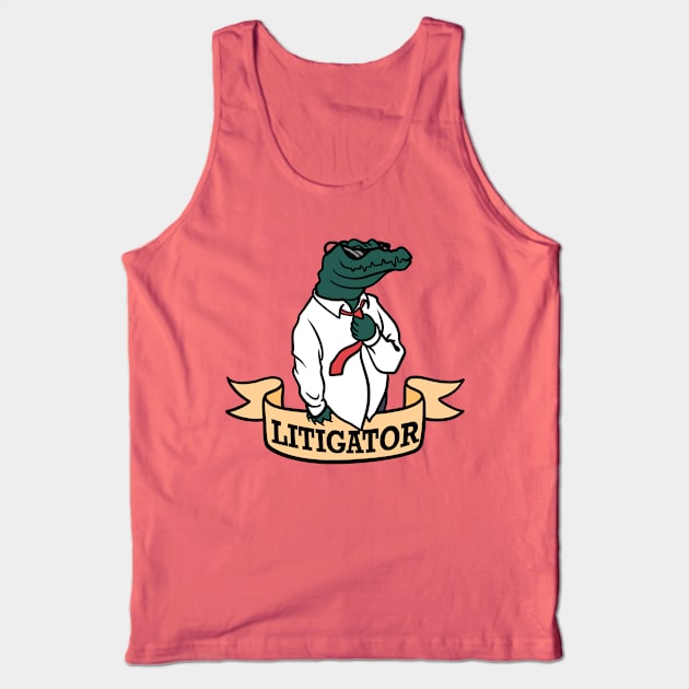 Litigator Tank Top by rocksandcolors